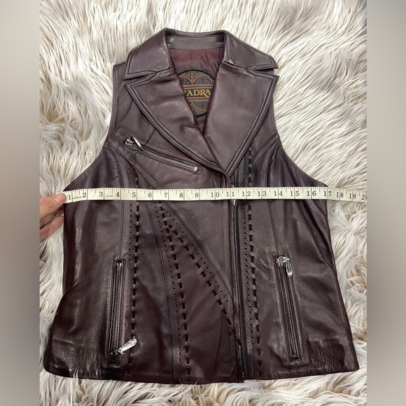 NWT Cuadra Leather Vest, L - Picture 3 of 7